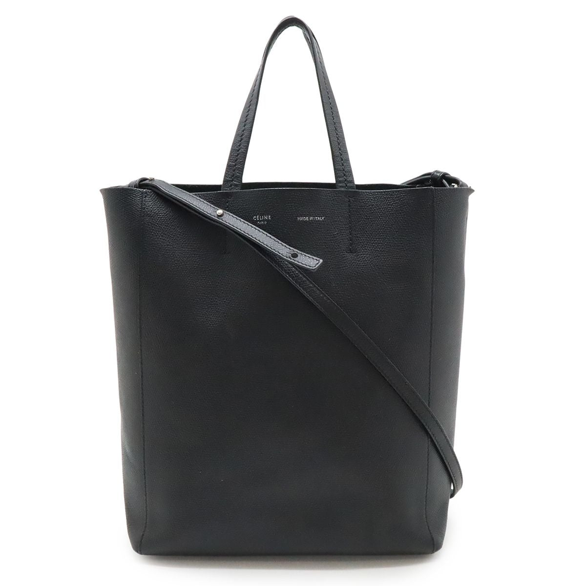 Celine Vertical Hippo Small Tote 2-Way Shoulder Bag Crossbody Bicolor
