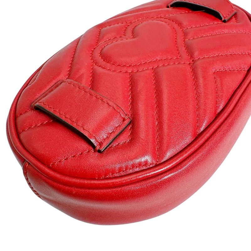 Gucci Body Bag GG Marmont Red — view 8