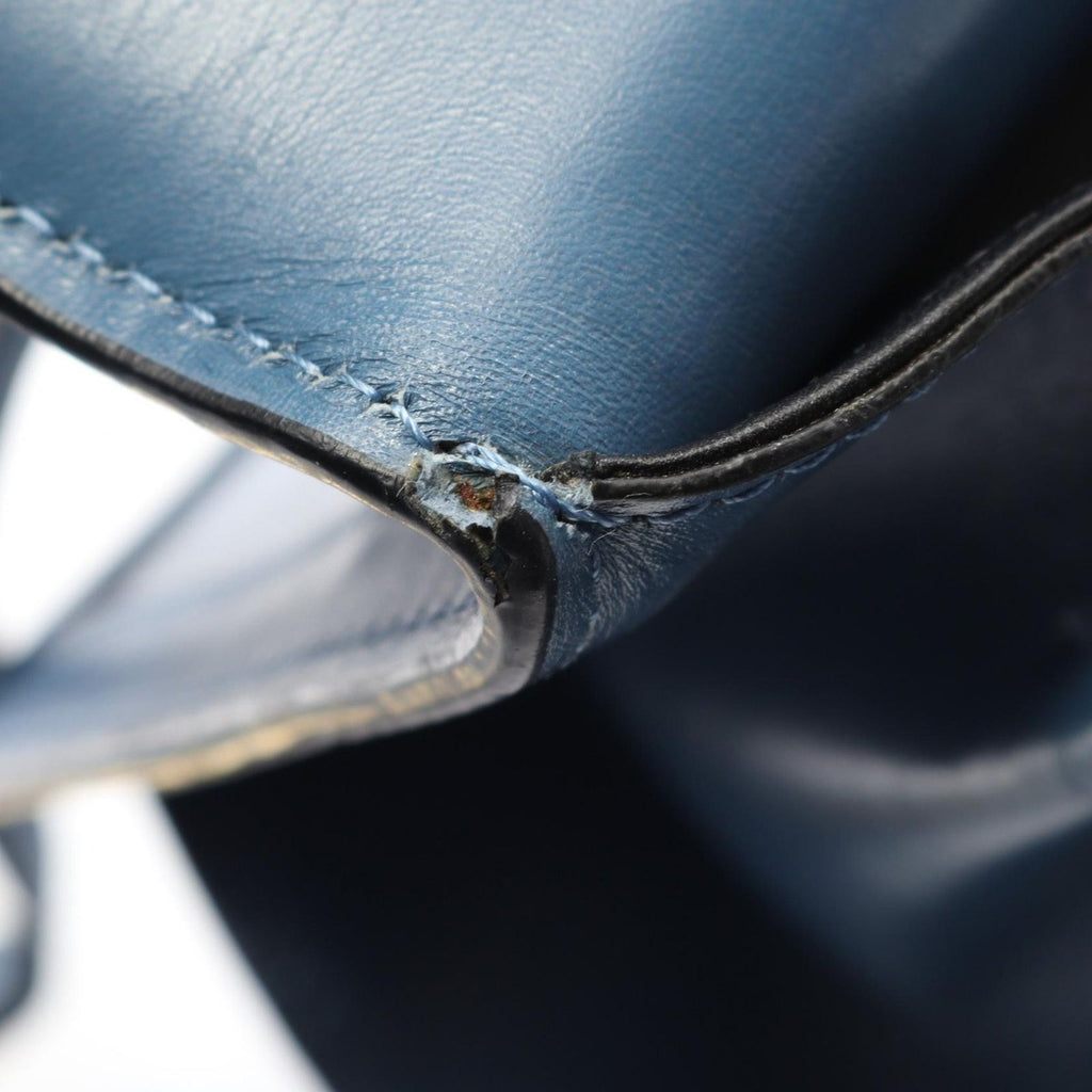 Loewe Shoulder Bag Barcelona Blue Leather — view 5