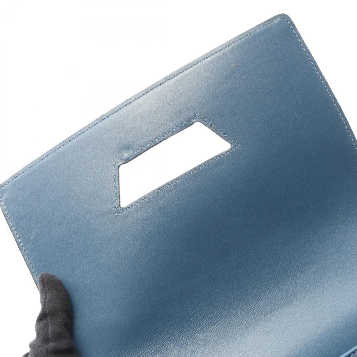 Loewe Shoulder Bag Barcelona Blue Leather — view 6