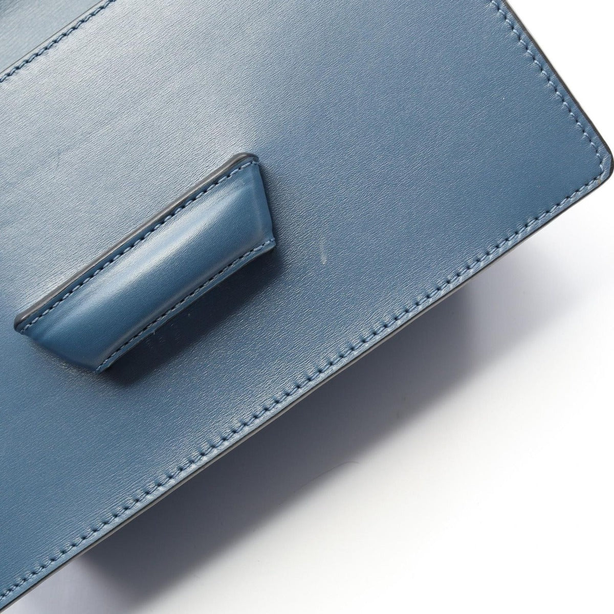 Loewe Shoulder Bag Barcelona Blue Leather — view 7