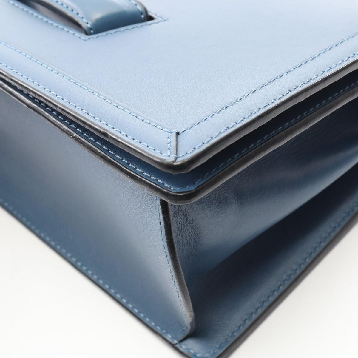 Loewe Shoulder Bag Barcelona Blue Leather — view 8