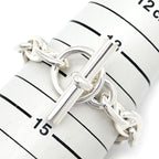 Hermes Bracelet Chaine D'ancre MM Silver 925 13 Frames Star Ring — view 6