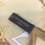 Louis Vuitton Scarf Monogram Pattern Beige — view 2