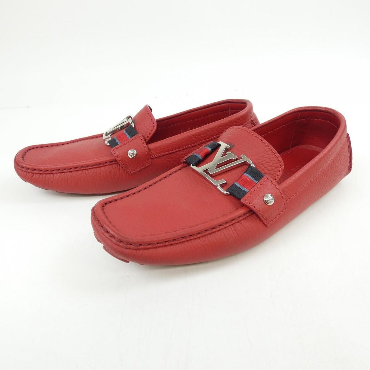 Louis Vuitton Fa0193 Size 6.5 Red Shoes — view 3