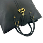 Gucci Log Gold Leather Tote — view 4