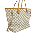 Louis Vuitton Tote Damier Azur Neverfull MM White — view 2