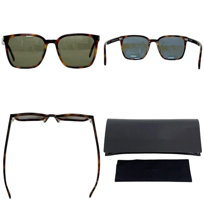 Saint Laurent Sunglasses Brown 003 Acetate Paris YSL Eyewear