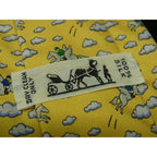 Hermes 100% Silk All-over Pattern Necktie Gentlemen Yellow And Multicolo — view 3