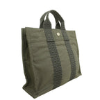 Hermes Handbag Her Line PM Canvas Gray Silver — view 2