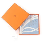 Hermes 2025 Carre 90 Bouquet Final 100% Silk Bleu — view 2