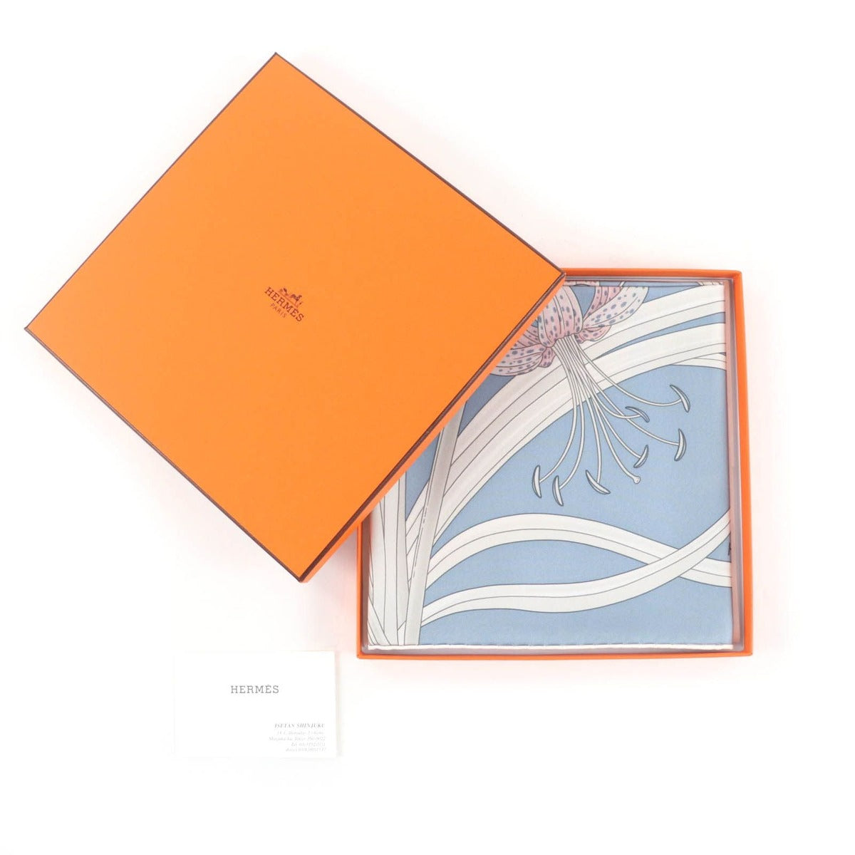 Hermes 2025 Carre 90 Bouquet Final 100% Silk Bleu — view 2