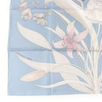 Hermes 2025 Carre 90 Bouquet Final 100% Silk Bleu — view 6