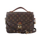Louis Vuitton Pochette Metis MM Monogram Brown Canvas Handbag