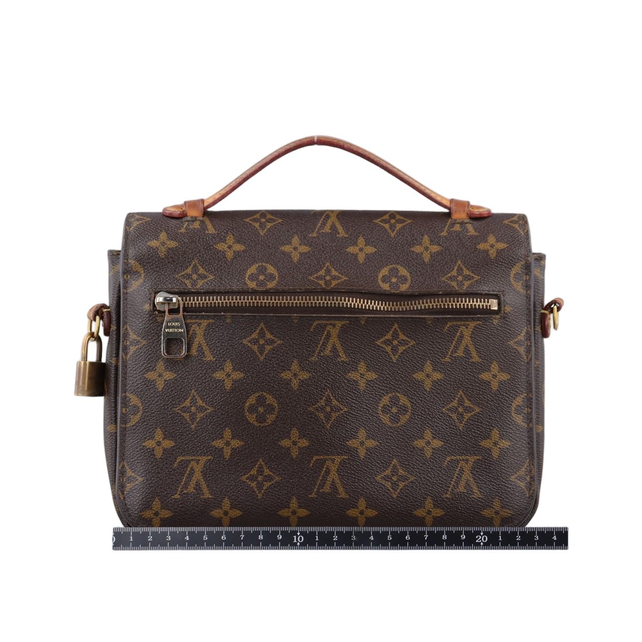 Louis Vuitton Pochette Metis MM Monogram Brown Canvas Handbag — view 2