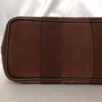 Hermes Handbag Valparaiso PM Brown Canvas — view 6