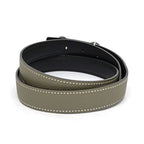 Hermes Elitage Belt 80 cm Black Etoupe Silver Hardware — view 3