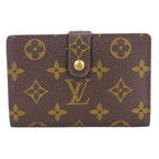 Louis Vuitton Bifold Wallet Porte Monet Viet Viennois Monogram Brown Clasp