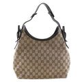 Gucci 1669 GG Canvas Brown Shoulder Bag