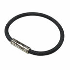 Louis Vuitton Damier Graphite Bracelet Bangle Black Silver
