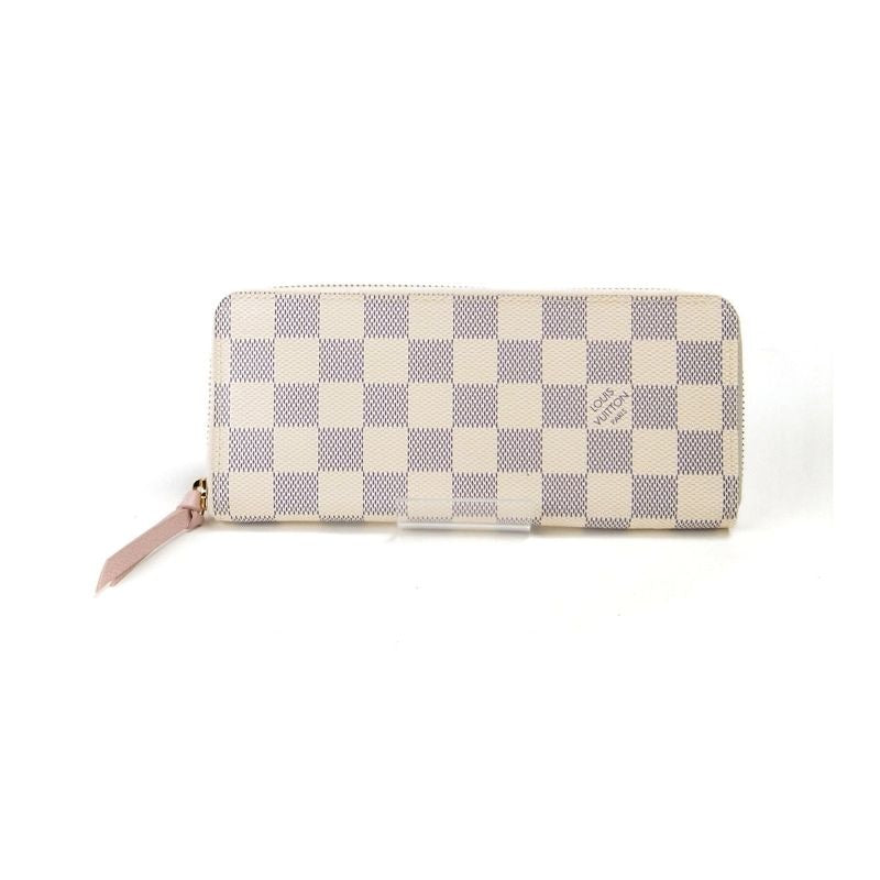 Louis Vuitton Portefeuille Clemence Damier Azur Long Wallet