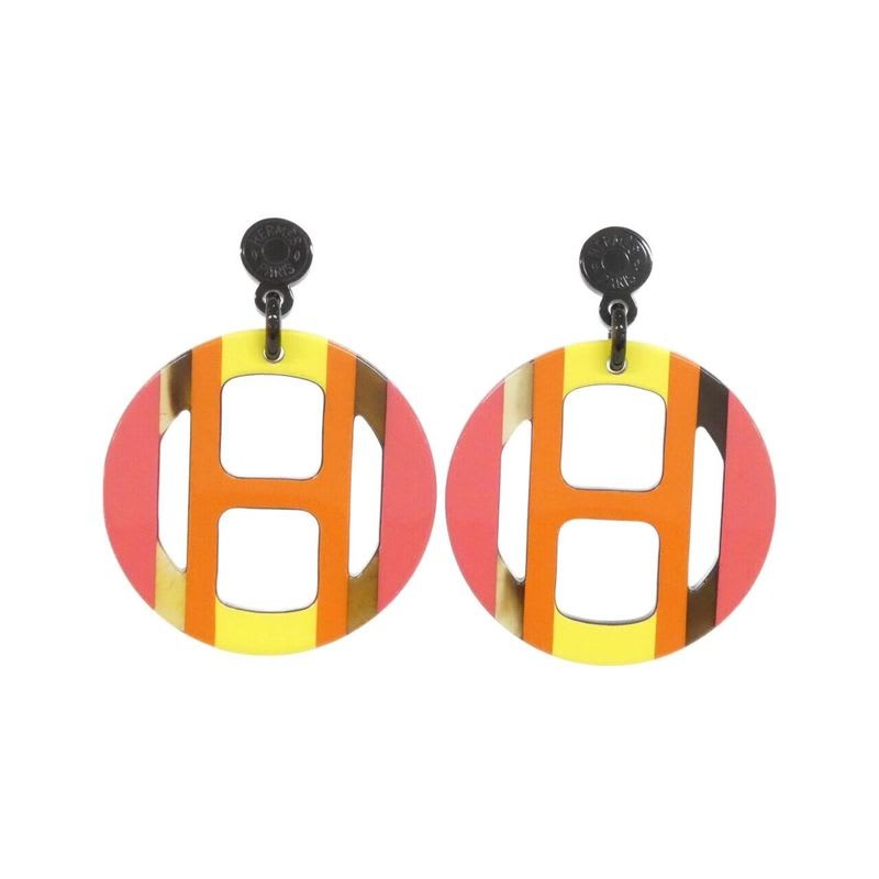 Hermes H Equipe fl Earrings — view 2