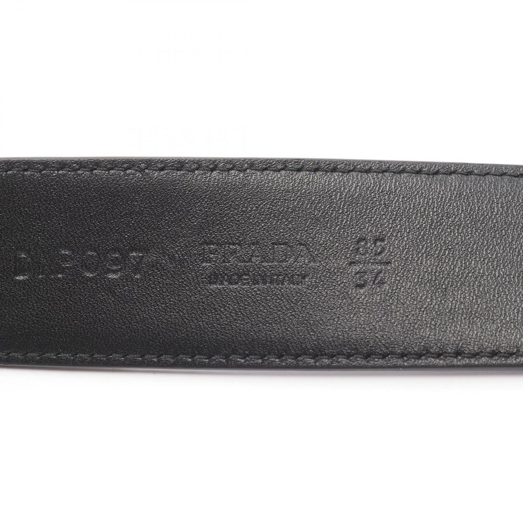 Prada Belt Leather Black 85 — view 4