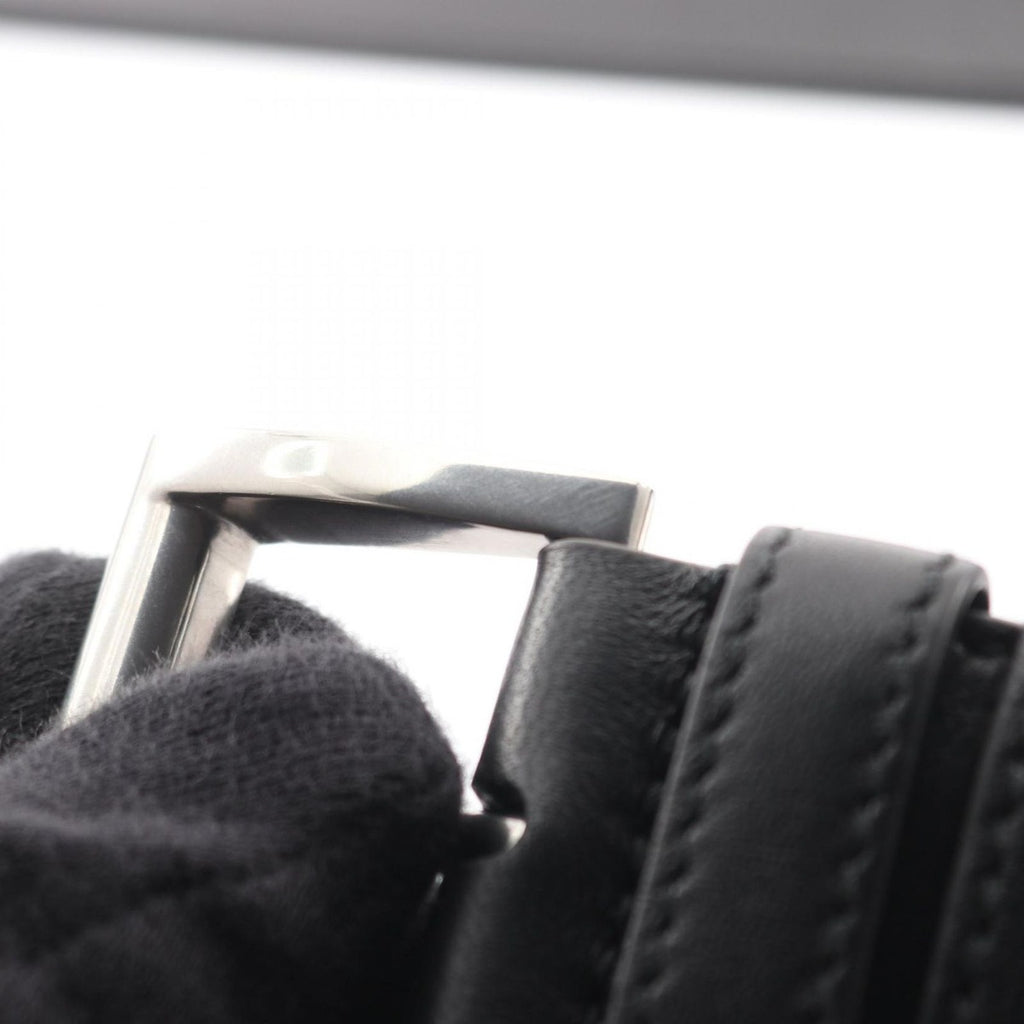 Prada Belt Leather Black 85 — view 5