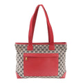 Gucci GG Canvas 019 Leather Tote Shoulder Hand