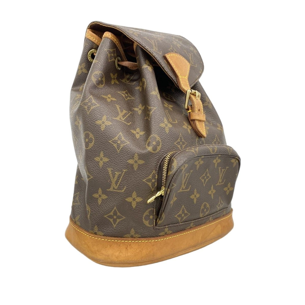 Louis Vuitton Backpack Monogram Montsouris MM Brown — view 2