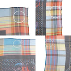 Hermes Carre 55 Scarf Madras Exlibris Bandana Silk Multicolor Accessory — view 9