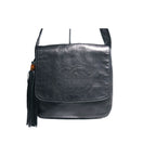 Chanel Jumbo CC Logo Fringe GD Leather Shoulder
