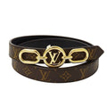 Louis Vuitton Belt Monogram Canvas LV Circle Prime Noir Black