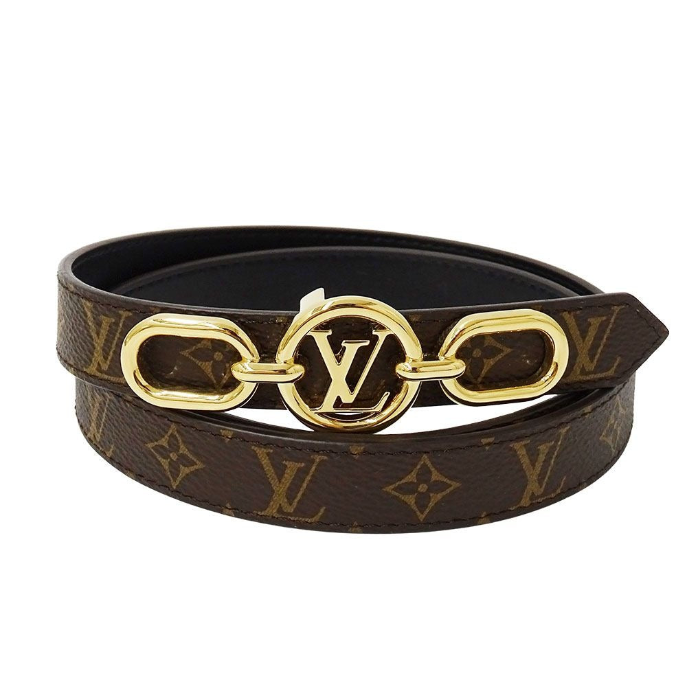 Louis Vuitton Belt Monogram Canvas LV Circle Prime Noir Black