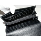 Gucci Long Zipper Wallet With Coin Purse GG Marmont Continental In Calf — view 4