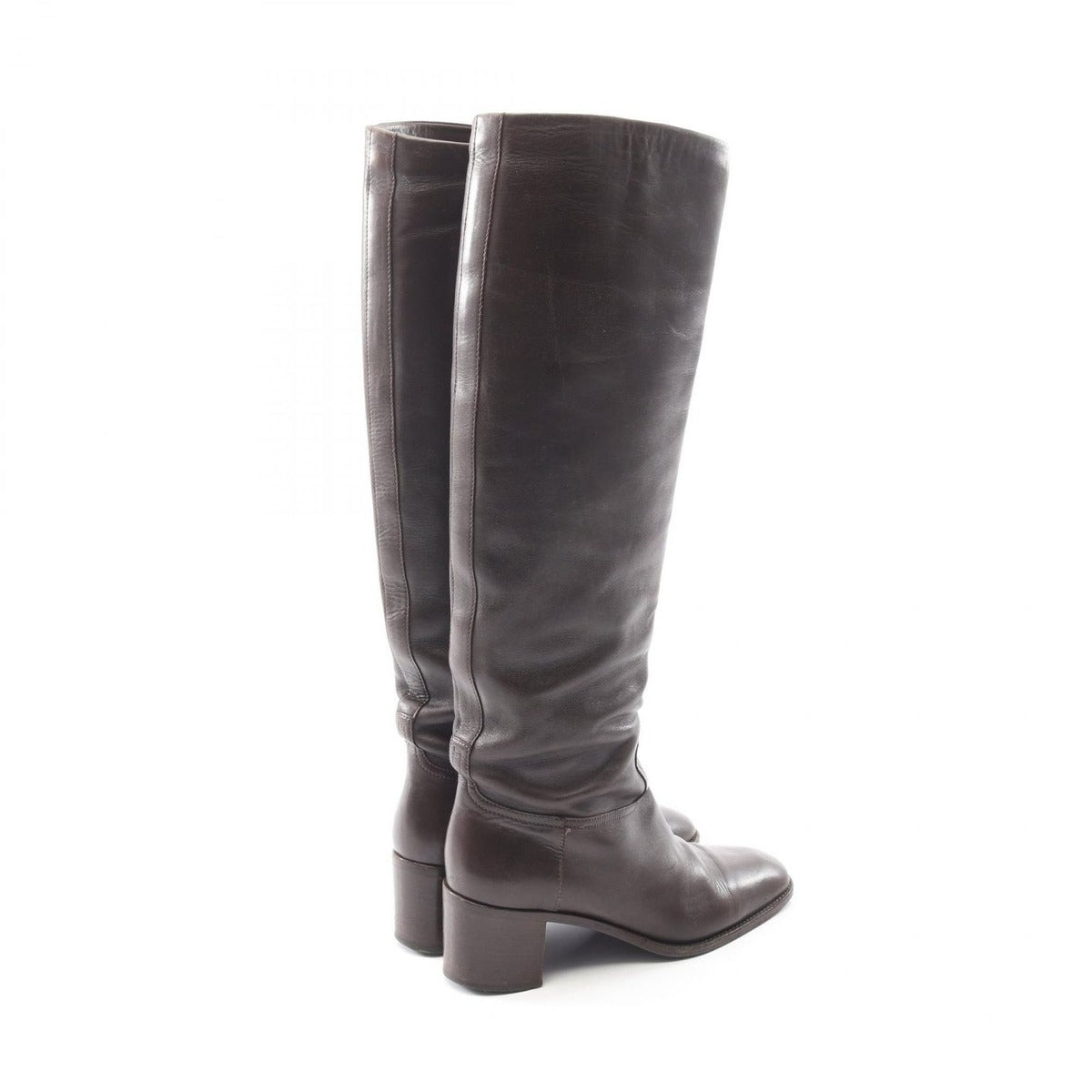 Hermes Boots Leather Brown 35 — view 2