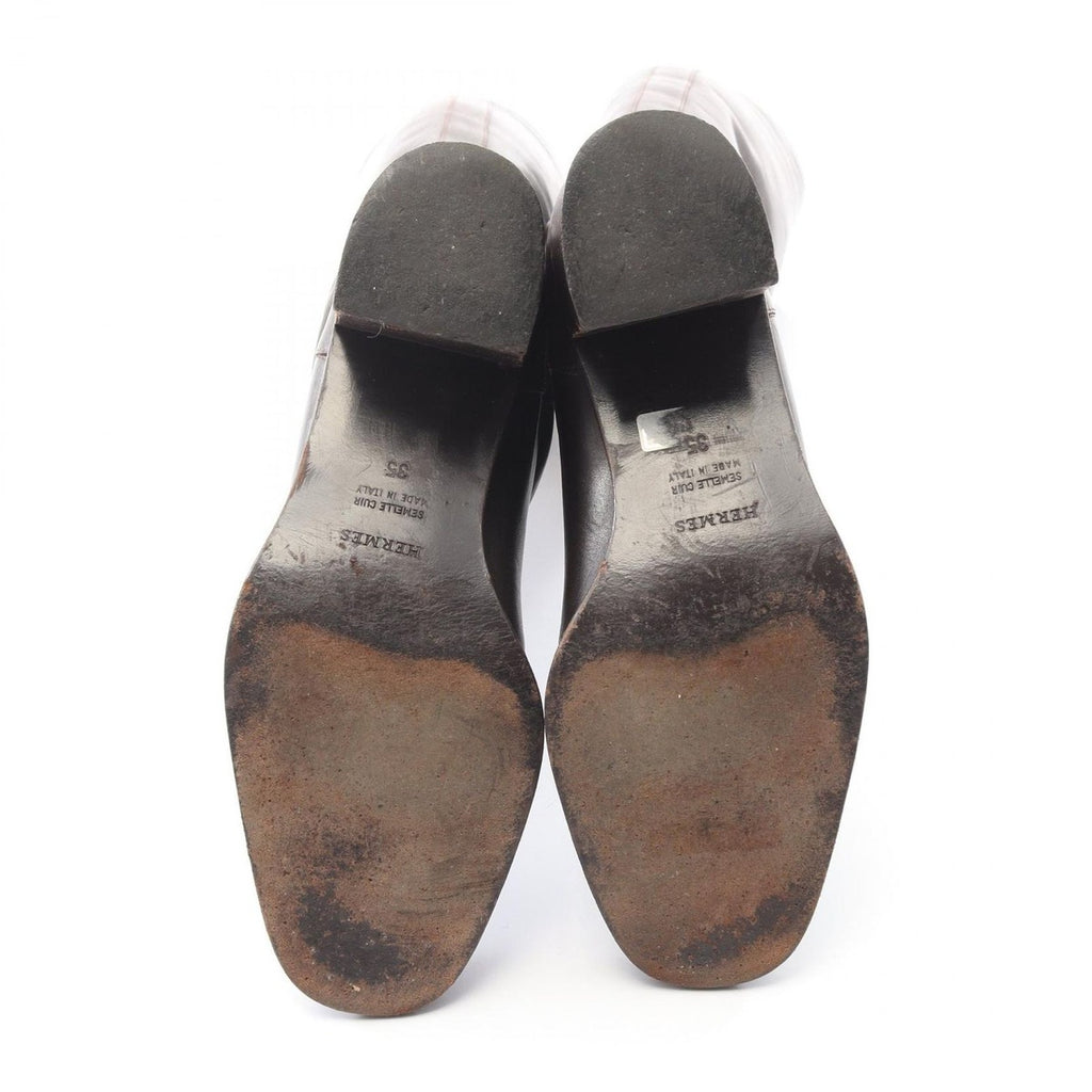 Hermes Boots Leather Brown 35 — view 4