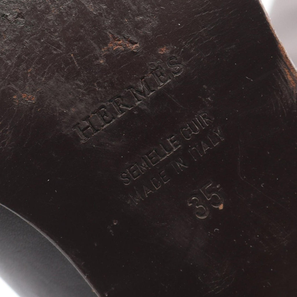 Hermes Boots Leather Brown 35 — view 5