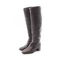 Hermes Boots Leather Brown 35