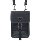 Prada 2 Zh109 re-Nylon Plate Phone Case Shoulder Bag