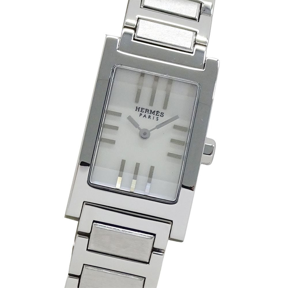 Hermes Watch Tandem Shell Quartz Stainless Steel Dial