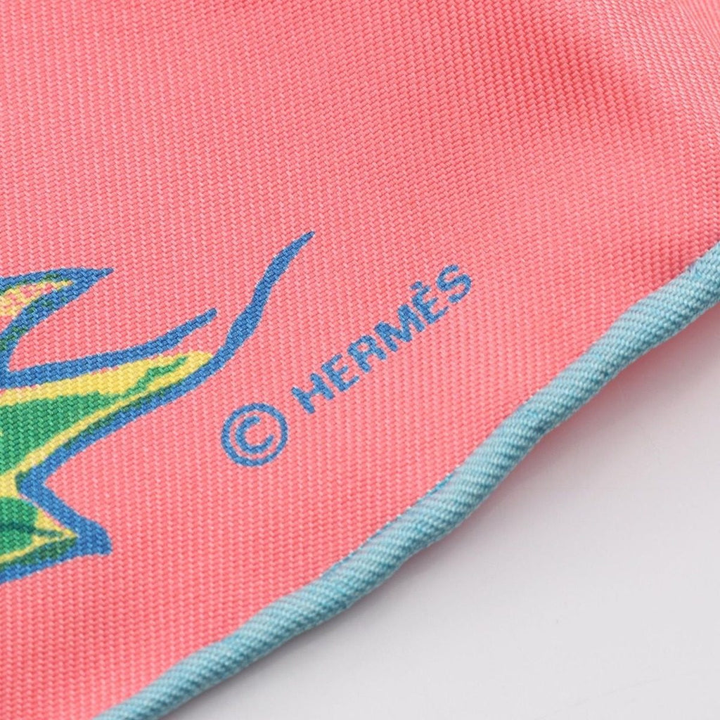 Hermes Scarf Petit Carre 45 L'ete de Loula Silk — view 2