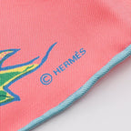 Hermes Scarf Petit Carre 45 L'ete de Loula Silk — view 2