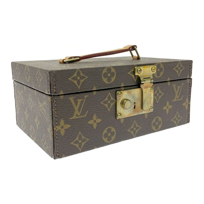 Louis Vuitton Monogram Boiteau Jewelry Case Brown Bag — view 3