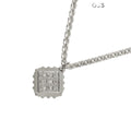 Louis Vuitton Pendentif Diamond Necklace 41 18k WG 750 Certificate
