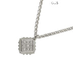 Louis Vuitton Pendentif Diamond Necklace 41 18k WG 750 Certificate