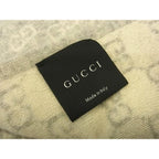 Gucci Scarf GG Pattern Ivory Light Gray — view 2