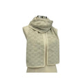 Gucci Scarf GG Pattern Ivory Light Gray