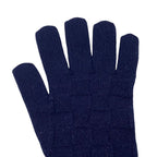 Louis Vuitton Gloves Gon Helsinki Cashmere Damier Perforated Logo — view 7
