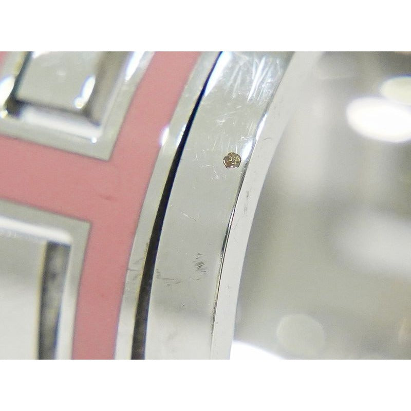 Hermes Move Ash H Logo AG 925 Ring 52 12 Silver Pink Accessories — view 5